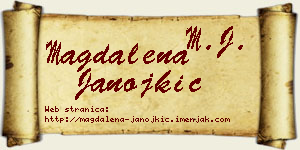 Magdalena Janojkić vizit kartica